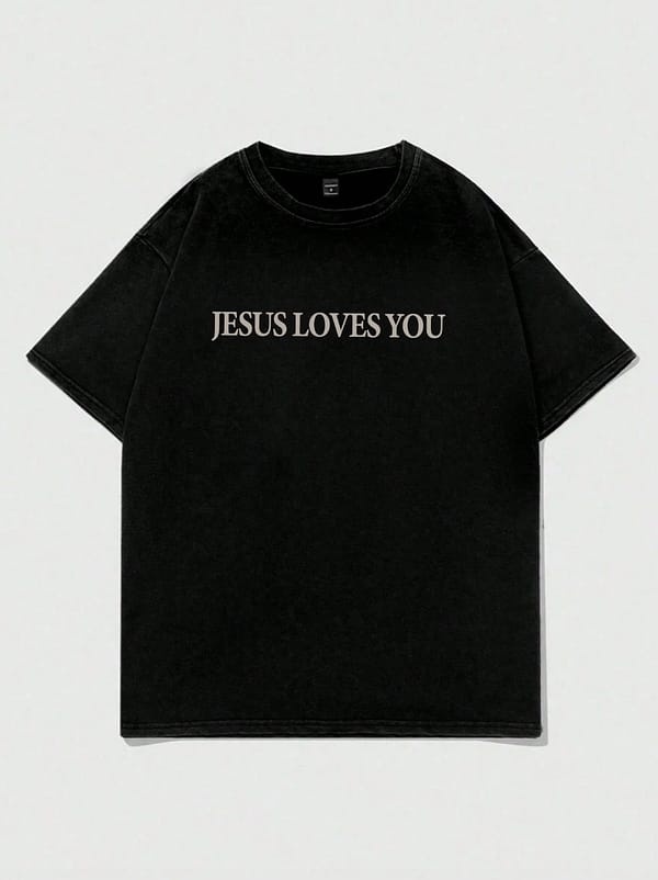Jesus Loves You T-Shirt - Image 2
